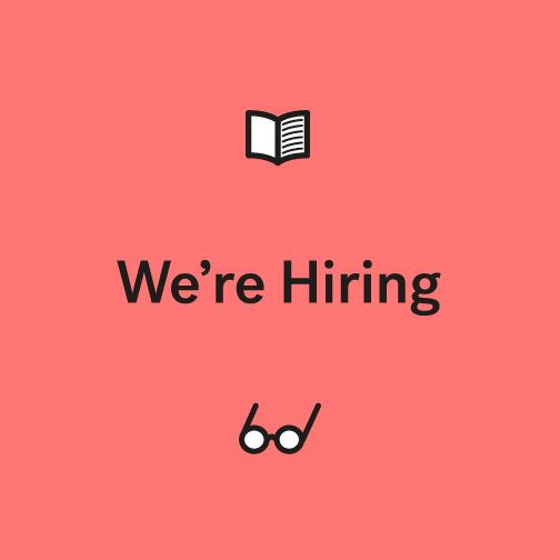 We're Hiring!