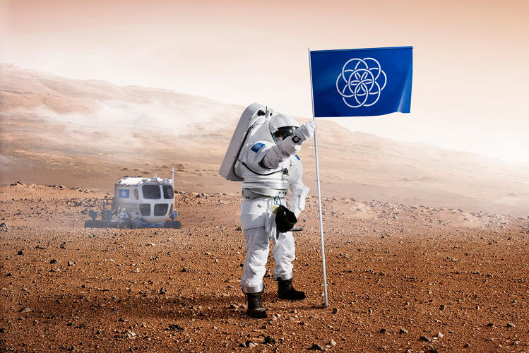 The International Flag for Planet Earth