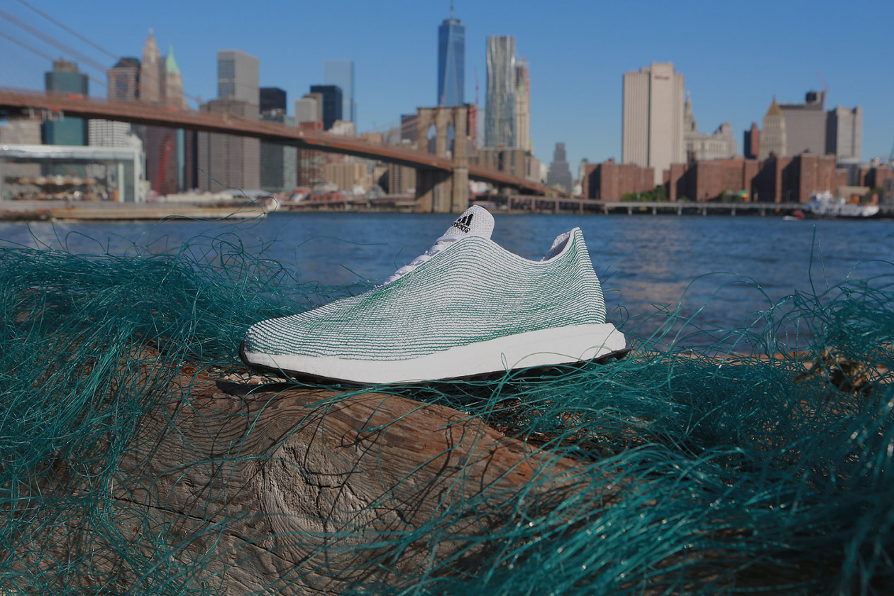 Adidas create trainers from ocean plastic