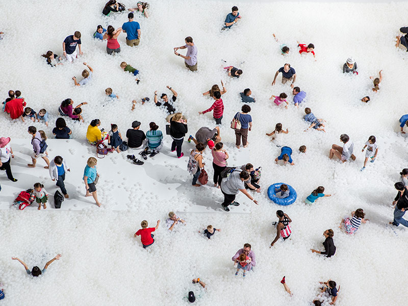 Snarkitecture create a 10,000 sq ft beach in DC