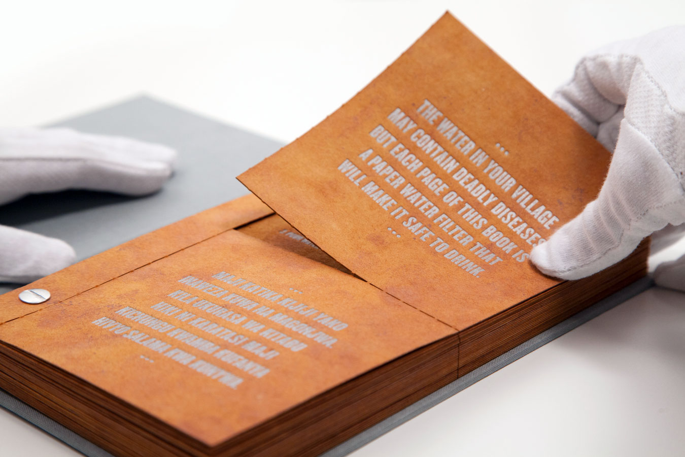 Saving lives with a drinkable book  