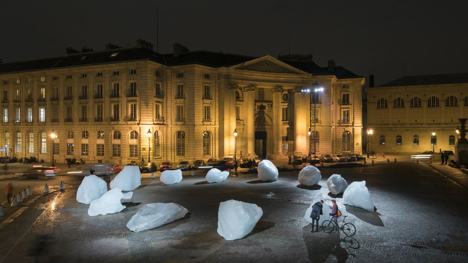 To Confront Climate Change Olafur Eliasson Has Put Melting Icebergs in the Centre of Paris