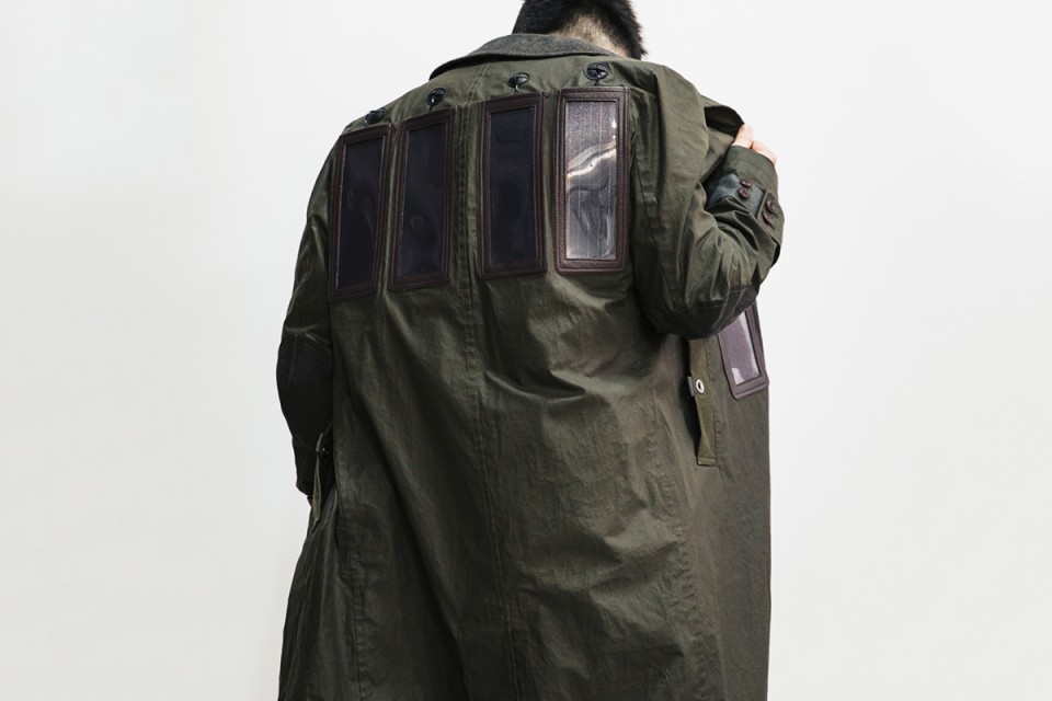 Junya Watanabe Reveals a Solar Powered Trench Coat