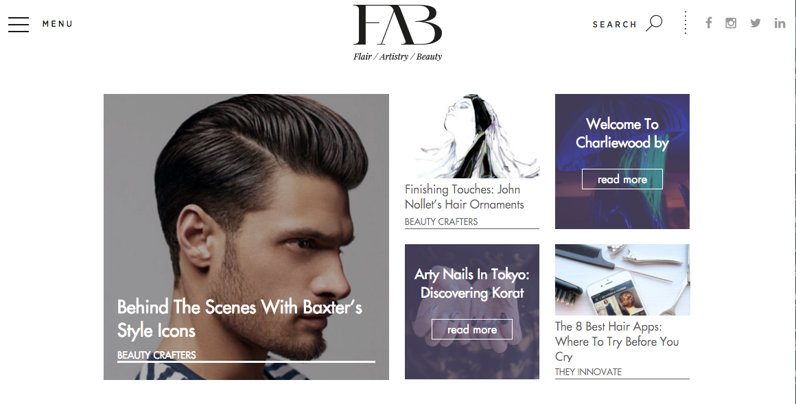 L'Oreal Launch an Unbranded Online Magazine Called FAB