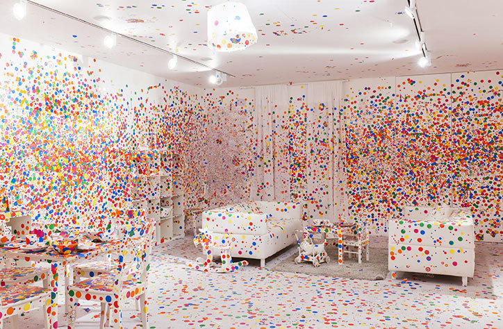 Airbnb and the Tate Cast Yayoi Kusama as an Interior Designer