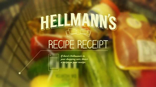 Recipes on Receipts