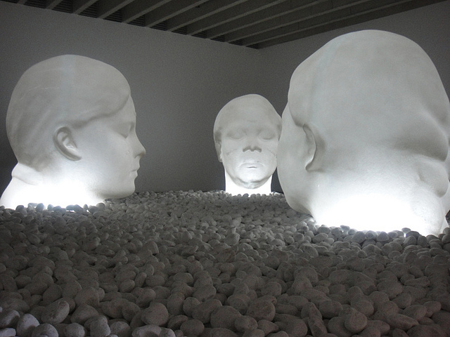 Jaume Plensa At The Yorkshire Sculpture Park