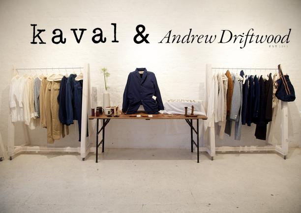 Kaval & Andrew Driftwood Pop-Up Showroom