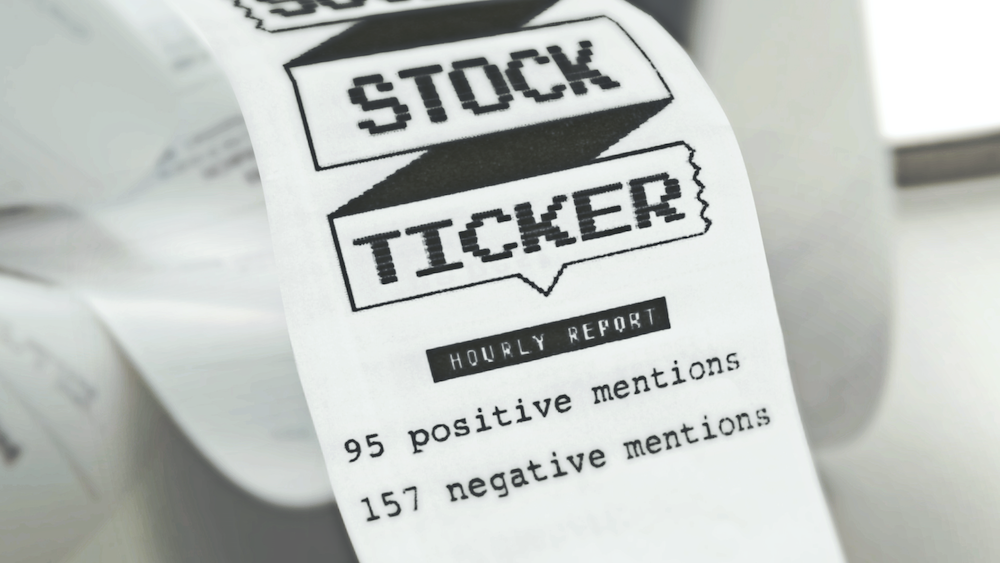 Social Stock Ticker