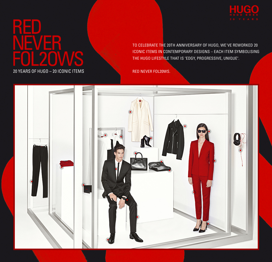 Red Never Follows - Hugo Boss