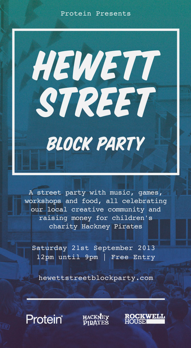 Hewett Street Block Party 2013 - Save the Date...