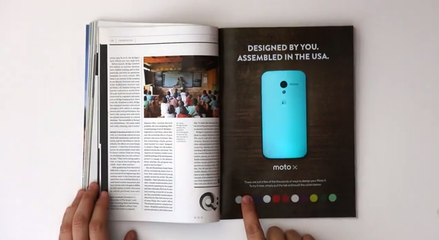 Interactive Moto X Ad